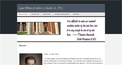 Desktop Screenshot of johnjgoodesq.com